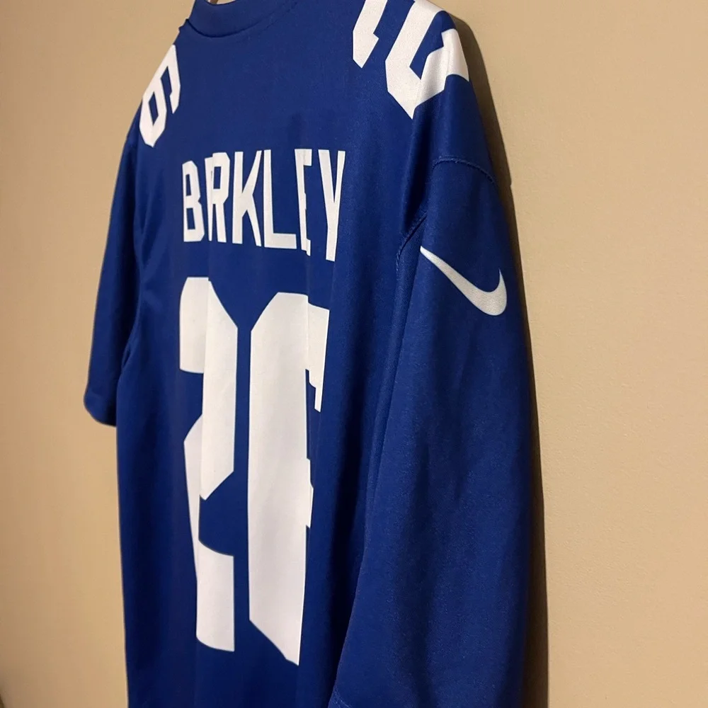 Saquan Barkley Nike Large NY Giants NFL 26 Eagles Champion MVP Rare Legendary - Picture 5 of 6